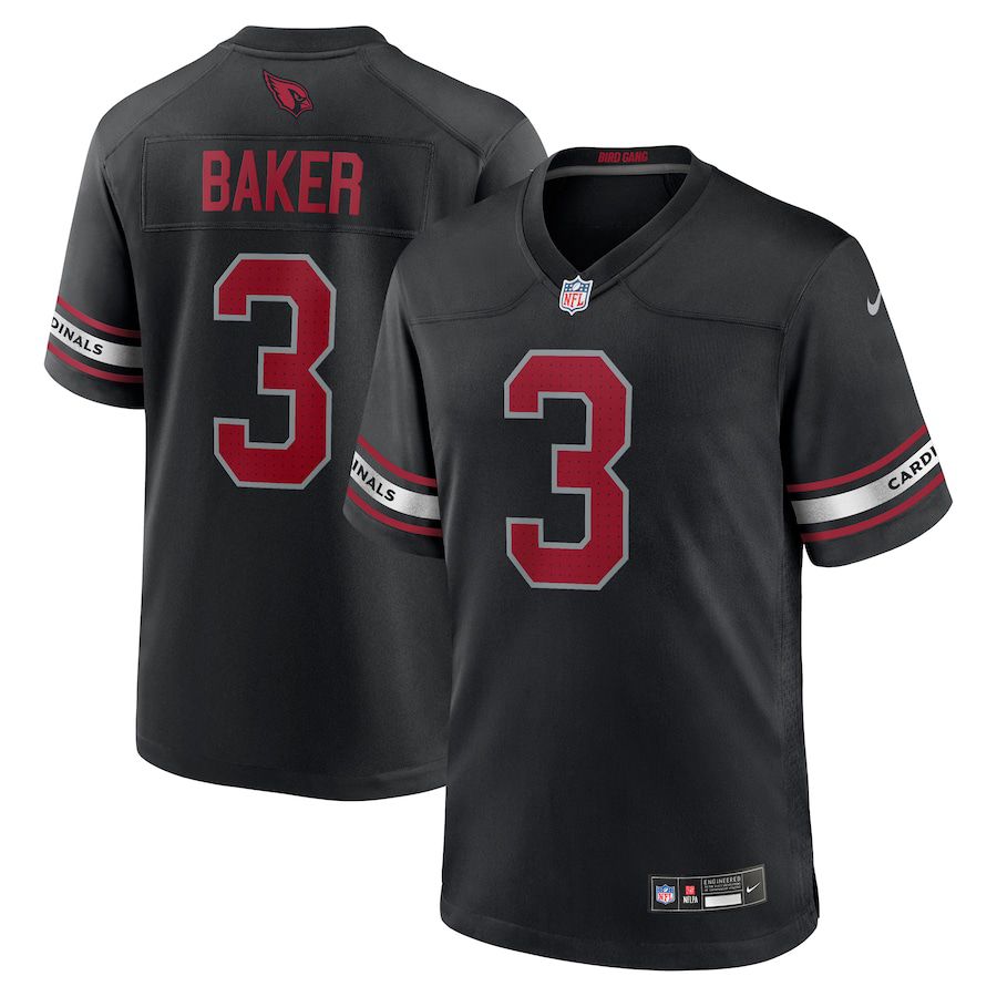 Men Arizona Cardinals #3 Budda Baker Nike Black Game NFL Jersey